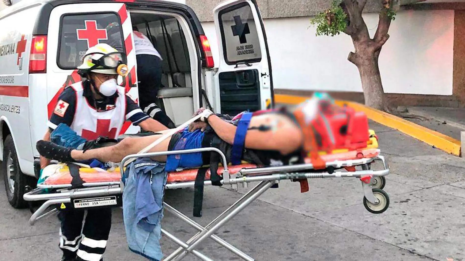 motociclista es hospitalizado